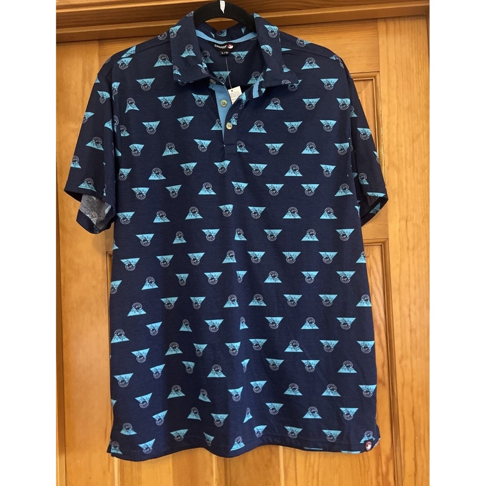 Canada Weather Gear Men's Polo Shirt Sz Large